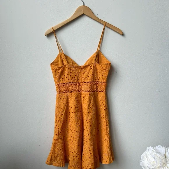 Fashion Nova Orange Mini Sundress - Picture 4 of 4